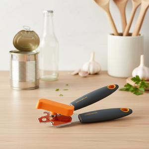20cm manuale lattina e apribottiglie morbida collezione gadget da cucina con facile funzione in metallo materiale plastico Logo personalizzabile - Product Image 3