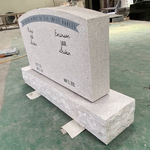 Granite blanc nacré chinois, style américain, économique, <span class=keywords><strong>pierre</strong></span> <span class=keywords><strong>tombale</strong></span> économique pour cimetière - Product Image 4