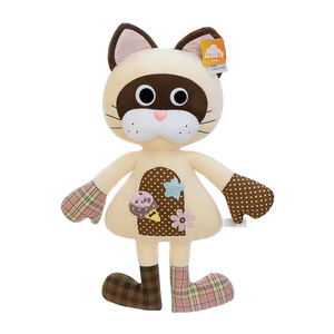 Peluche Gatto Carino, Simpatico Gattino in Stoffa, Animale di Peluche <span class=keywords><strong>Super</strong></span> Morbido, Cuscino Abbracciabile a Forma di Gatto, Adorabile Compagno di Sonno Gattino - Product Image 4
