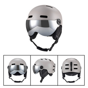 หมวกกันน็อคสกีสโนว์บอร์ด OEM พร้อมไฟวิเซอร์ วัสดุ ABS+EPS สำหรับเล่นฟรีสไตล์ - Product Image 3