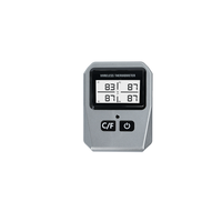 Thermomètre numérique sans fil pour viande, 4 sondes, Bluetooth, portée 100 m, échantillonnage en 1 seconde, alarme multi-minuterie avec application et graphique de température