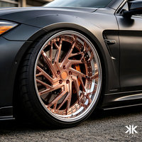 Jantes forgées chromées or rose de qualité supérieure de 24 pouces, 22-26 pouces pour Range Rover et BMW Série X