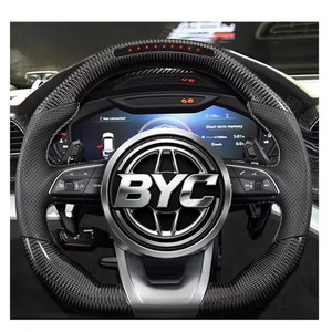 Volant de voiture de course en cuir de fibre de carbone de vente chaude pour <span class=keywords><strong>Lamborghini</strong></span> - Product Image 1
