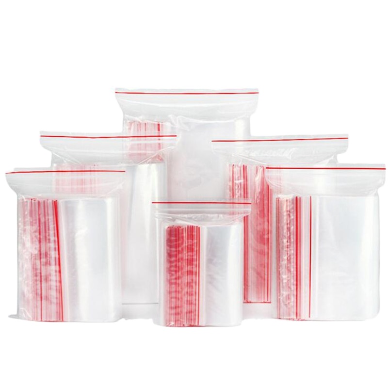 Customized Reclosable clear Ziplock Plastic Bags Ziplock Bag