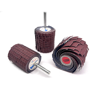 Rueda abrasiva <span class=keywords><strong>de</strong></span> óxido <span class=keywords><strong>de</strong></span> aluminio para lijado y pulido, tipo tela <span class=keywords><strong>de</strong></span> <span class=keywords><strong>esmeril</strong></span> y con solapas - Product Image 3