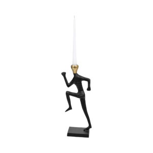 Portacandele Running Man, moderno candelabro decorativo per centrotavola da caffè e decorazioni per la casa - Product Image 2