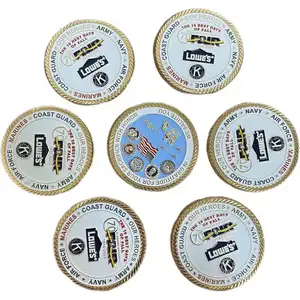 Custom 2d 3d Metal Souvenir Challenge Coin Collectible Commemorative Coin