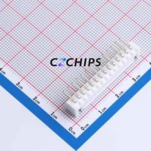 W254110K-14PW2113 Wire-to-Board Pin Header Bent Lead Through Hole,P=2.5mm Connector 1x14P 2.5mm Right Angle Insert XHB - Product Image 2