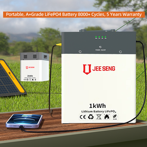 Générateur solaire JEESENG 300W 1000WH portable tout-en-un à onde sinusoïdale pure, système de station d'énergie LFP pour le <span class=keywords><strong>camping</strong></span>, l'extérieur et la maison - Product Image 3