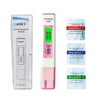 Stylo de contrôle de la qualité de l'eau 4 en 1 portable intelligent pH EC TDS moniteur de température pour l'équipement d'irrigation et de culture hydroponique
