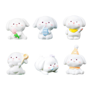 ของตกแต่งเรซิ่นรูปสุนัขการ์ตูนน่ารัก ดีไซน์สวยงาม เหมาะสำหรับตกแต่งโต๊ะทำงาน รถยนต์ และบ้าน - Product Image 5