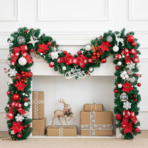 Guirlande de Noël en rotin PVC de 270 cm, décoration murale de Noël, guirlande artificielle en pin pour les fournitures d'arrangement d'événements de fête - Product Image 3