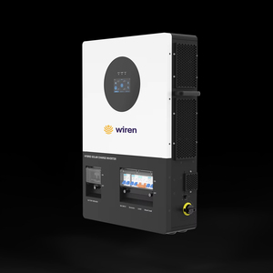 Wiren 12kW Hybrid Solar Inverter for LiFePO4 <b>Battery</b> IP21 120/240V Split Phase for Residential Solar Storage <b>Backup</b> System - Product Image 2