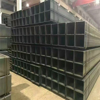 Warmgewalztes Vierkantrohr ASTM A500 GR.C 100x100-250x250mm Verzinkt Nach Fertigung für Solar-Farm Bodenmontage-Pfosten