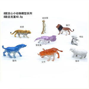 Barato 8 unids/set plástico Mini juguete zoológico Animal figura de acción juguetes educativos PVC sólido dinosaurio granja mar Animal salvaje conjunto - Product Image 6