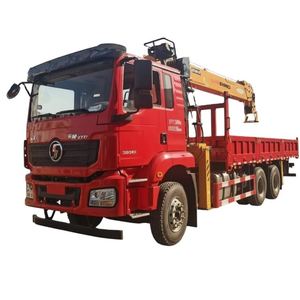 รถบรรทุกติดเครน Shacman Delong 6x4 270 แรงม้า เครื่องยนต์ Weichai บูมไฮดรอลิกแบบยืดหดได้ พร้อมเกียร์บ็อกซ์ สำหรับงานก่อสร้างโครงสร้างพื้นฐาน - Product Image 1