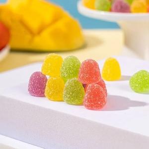 थोक चीनी छोटे काटने मिश्रित फल स्वाद वाले जेली गामी कैंडी थोक रंगीन खट्टे मीठे मीठे मीठे अनाज का स्वाद - Product Image 6