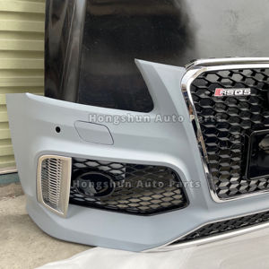RSQ5外観ボディキット部品フロントバンパーグリルアウディQ52011-2016車のフェイスリフトバンパーアップグレード用高品質 - Product Image 3