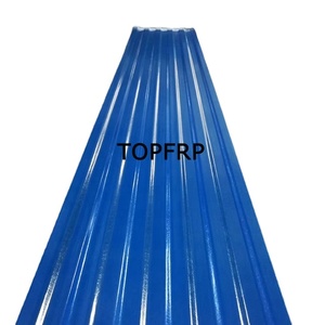 Plaques ondulées en PRV (Plastique Renforcé de Fibre de Verre) pour toiture - Product Image 1