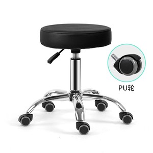 Sillas de Salón de Belleza Modernas y Sencillas, con Reposamanos Ajustable, Ruedas Giratorias, Silla Profesional para Tatuajes - Product Image 3