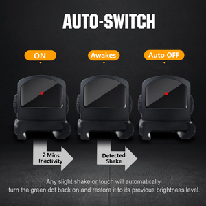 Mira Reflex Ohhunt de Aluminio Resistente a Impactos 2M con Activación por Movimiento y Mini Punto Rojo con Base R&R - Product Image 2