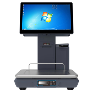 Sistema de Báscula Inteligente con IA Todo en Uno ASS 156 01 |   Escáner de Código de Barras Integrado, Impresora de Etiquetas/Recibos y Software POS - Product Image 1