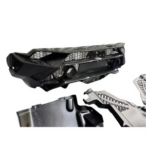 Kit carrosserie en fibre de verre et fibre de carbone, pare-chocs avant, aileron arrière, diffuseur, kit carrosserie pour Lamborghini Huracan LP610 LP580 EVO RWD 2020 - Product Image 4