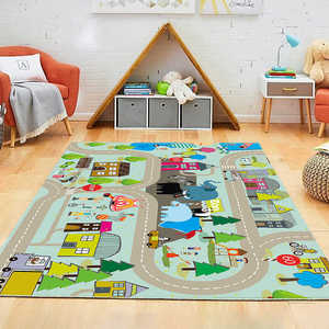 Tapis de jeu pour enfants numéro impression mathématiques illumination tapis de tutorat doux et épais sans blessure au genou tapis de jeu - Product Image 4