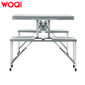 WOQI 캠핑 접이식 야외 휴대용 테이블 세트 테이블 및 접이식 의자 테이블 세트 - Product Image 2