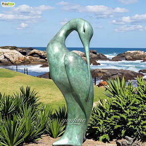Statua di Pellicano in Bronzo di Grandi Dimensioni per Parchi e Giardini - Product Image 6