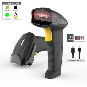 GTCODESTAR 1D Kabel gebundener Barcode-Scanner X-9101 Handl aser scanner USB Android Symcode Reader lector codigo de barras