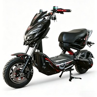 Moto électrique pour adultes avec pédales War Wolf 1200W haute vitesse 60V Streetbikes MAYA XZL 70km/h