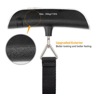 Báscula de Gancho Electrónica Portátil Mini Tipo T, Báscula de Equipaje de Viaje Transfronteriza con Pantalla LED/LCD de Plástico para Comercio Exterior - Product Image 2