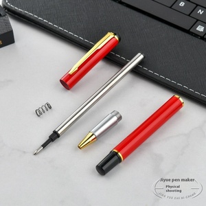 Bolígrafo de <span class=keywords><strong>gel</strong></span> de metal negro novedoso 801 al por mayor <span class=keywords><strong>tinta</strong></span> con logotipo personalizada para reuniones de negocios bolígrafos de firma publicitaria - Product Image 4