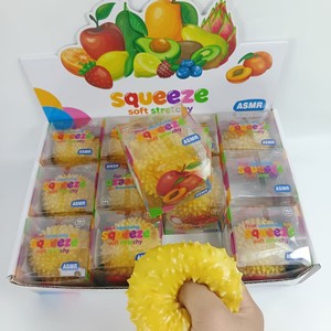 Juguete de Pelota de Arcilla de Durian para Apretar, Hecho a Mano, con Sonido Crujiente de Fruta Simulada, de Levantamiento Lento, Mini Juguete Antiestrés Fidget - Product Image 3