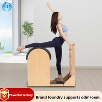 Chaise d'entraînement Pilates Ladder Barrel en caoutchouc personnalisée, stable, pour le yoga, le fitness et la rééducation