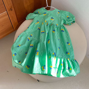 Ropa de Verano y Primavera 2022 para Niñas, Vestidos con Estampado de Frutas, Vestidos Dulces de Manga Corta, Falda para Bebés - Product Image 4