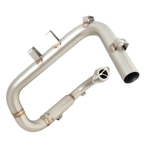 Slip On pour YAMAHA WR125R 09-17 <span class=keywords><strong>WR125X</strong></span> 09-17 systèmes d'échappement de moto modifier le tuyau de liaison intermédiaire avant - Product Image 2