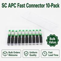 Accessoires de câble de branchement rapide APC pour réseau vertical à fibre optique FAST, épissure de câble FTTH à assembler sur site