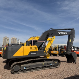 รถขุดวอลโว่ EC220 มือสอง เครื่องจักรไฮดรอลิกแบบตีนตะขาบ ของแท้ 22 ตัน สภาพดี สำหรับงานก่อสร้าง - Product Image 1