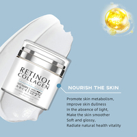 Crème de nuit anti-âge à l'acide hyaluronique, aux vitamines A et E, à la collagène, en marque privée, 50 ml, pour le visage et le cou, soin raffermissant de la peau pour femmes