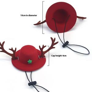 Wholesale Christmas Hat for Dogs Lovely Pretty Small Medium <b>Large</b> Pet <b>Cat</b> Accessories Ornament Pet Supplies for Holidays - Product Image 4