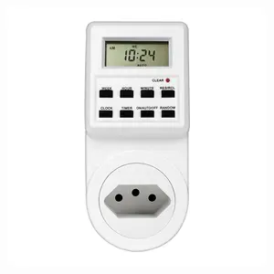 SET12A Digital Weekly Timer Switch With Rechargeable Battery Backup