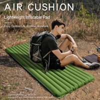 Matelas de camping gonflable léger, imperméable, pliable, coussin d'air portable, tapis gonflable d'extérieur pour la randonnée, la plage