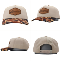 Topi Grosir Laris Manis 5 Panel Pinggiran Lebar Katun Berkualitas Tinggi Custom Print Logo Patch Kulit Snapback Era Cap