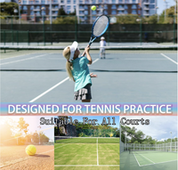 Ballon de tennis d'entraînement en caoutchouc naturel ITF durable pour adultes, personnalisable avec logo, vente en gros directe usine chinoise, plusieurs couleurs