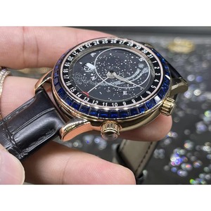 Reloj de Lujo con Esfera de Diamantes con Diseño de Cielo Estrellado, Material Metálico de Alta Gama y Movimiento de Primera Clase, Envío Directo - Product Image 2