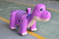 Scooter électrique animatronique dinosaure à monnayeur pour enfants, modèle de parc d'attractions, scooter dinosaure, balade dinosaure pour enfants