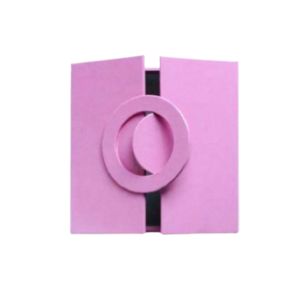 <b>Pink</b> Rectangle Self Erecting Recyclable Paperboard <b>Gift</b> Box Magnetic Closure Handle Ribbon Accessory for Craft Packaging Glossy - Product Image 6