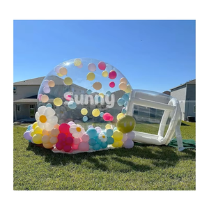 Party Balloons Decorations Clear Inflatable Bounce <strong>Bubble</strong> House Inflatable <strong>Trampoline</strong> Dome <strong>Bubble</strong> Balloon House Outdoor Tent - Product Image 4